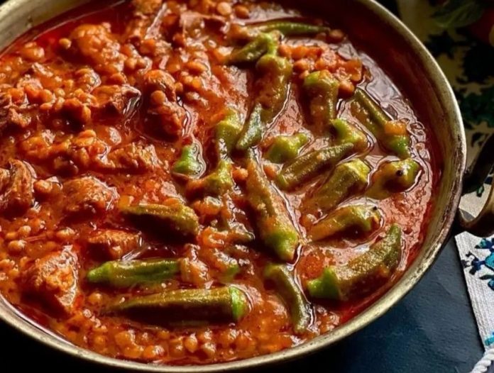 طرز تهیه خورش قیمه با بامیه
