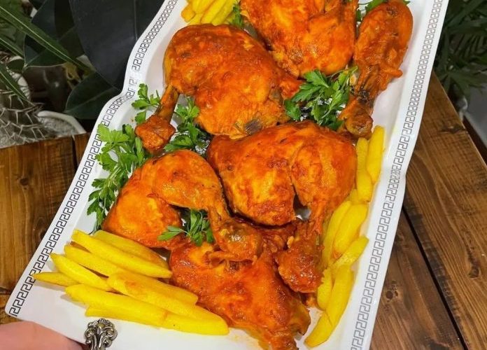 طرز تهیه مرغ تنوری