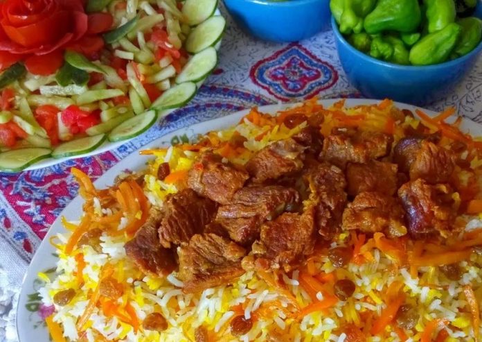 طرز تهیه پلو بخارا