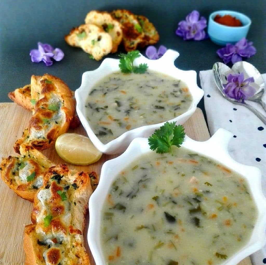 طرز تهیه سوپ گشنیز