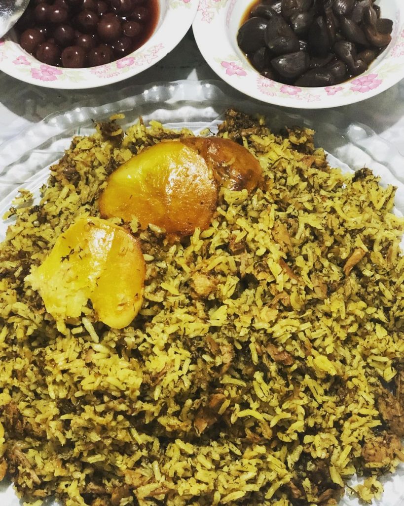 طرز تهیه امگشت پلو