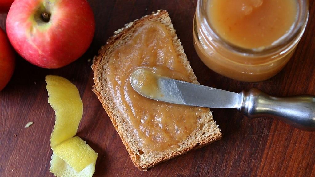 طرز تهیه کره سیب درختی خانگی خوشمزه با شکر به سبک امریکایی