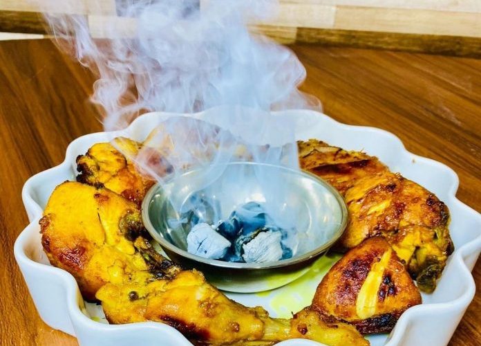 طرز تهیه مرغ زغالی