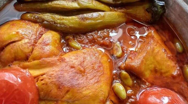 طرز تهیه خوراک غوره بادمجان