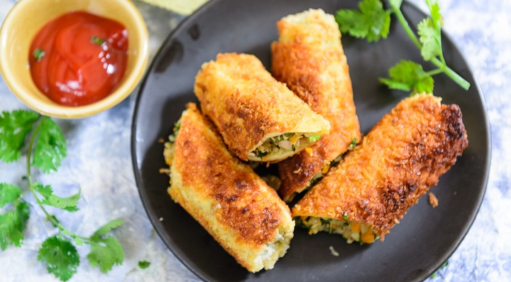 طرز تهیه رول مرغ شکم پر