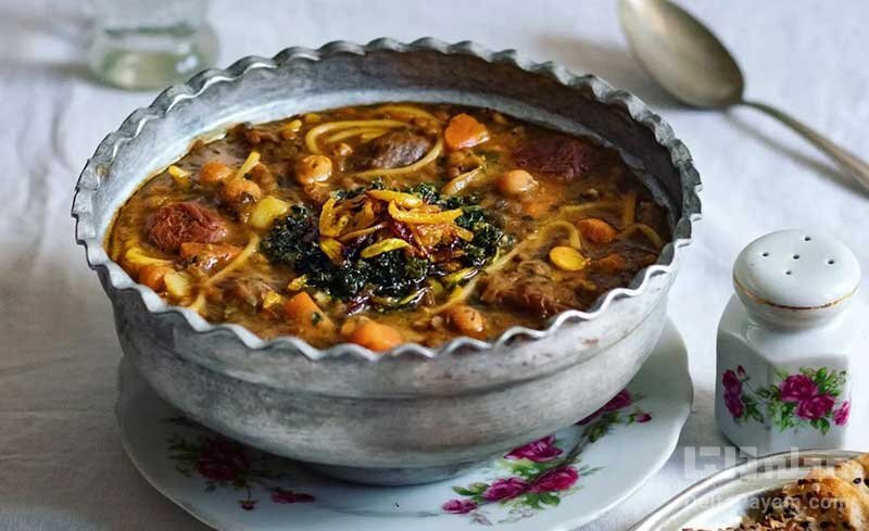 طرز تهیه آش میوه