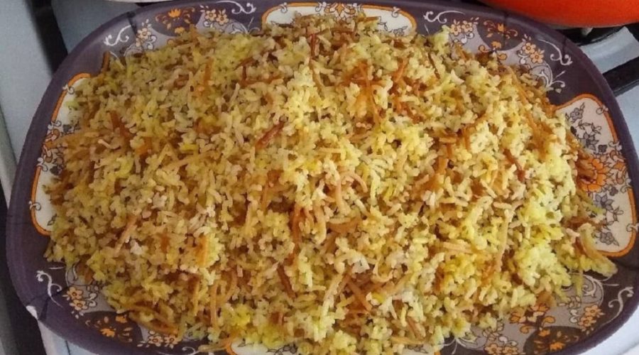 طرز تهیه رشته پلو خالی