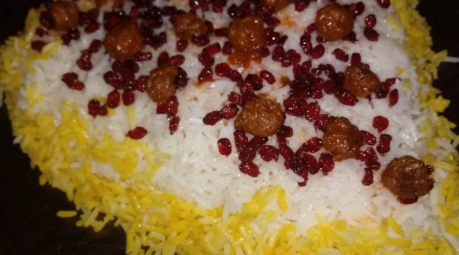 طرز تهیه زرشک پلو با گوشت قلقلی