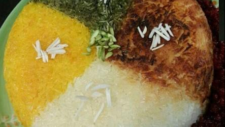 طرز تهیه برنج 4 رنگ