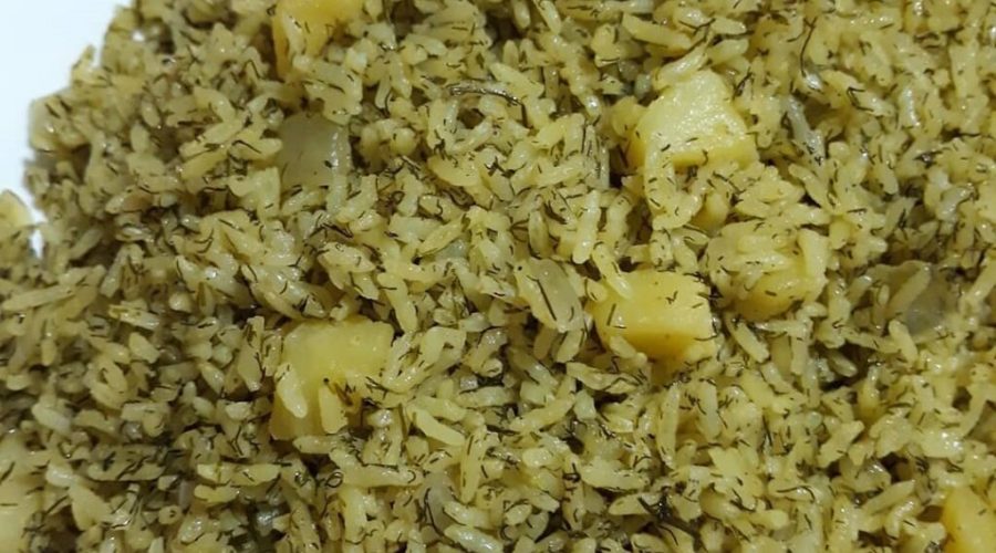 طرز تهیه پلو سیب